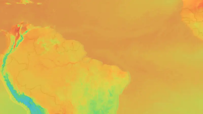 Temperatur weather map