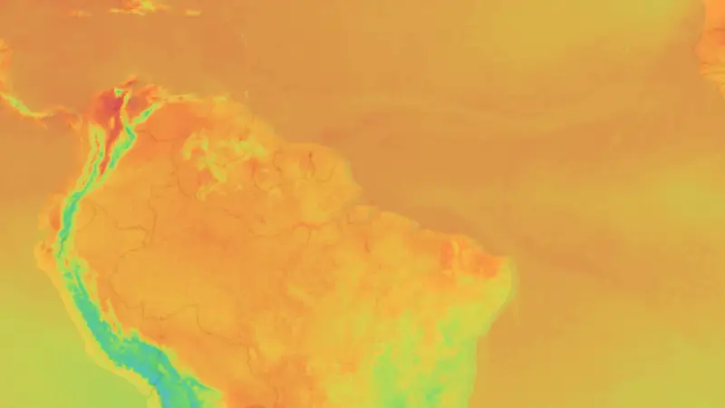 Temperatur weather map