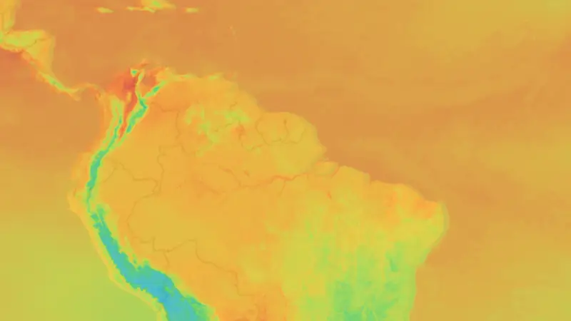 Temperatur weather map