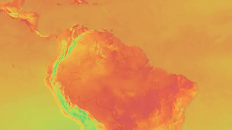 Teplota weather map
