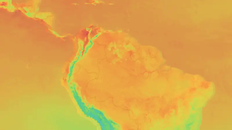 Temperatura weather map