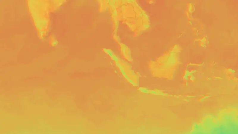 Temperatura weather map