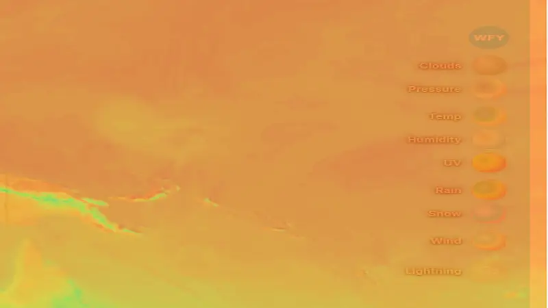 Θερμοκρασία weather map