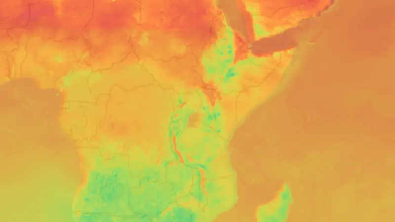 Temperatur weather map