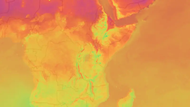 Temperatur weather map