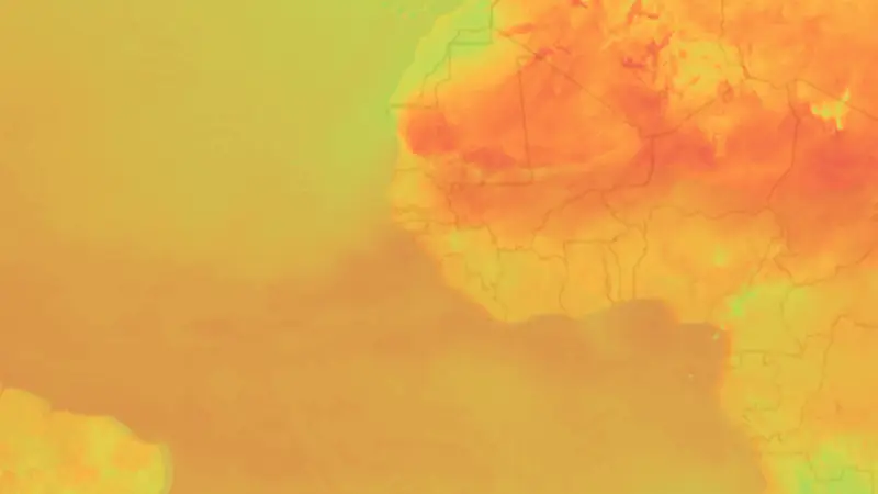 Temperatura weather map