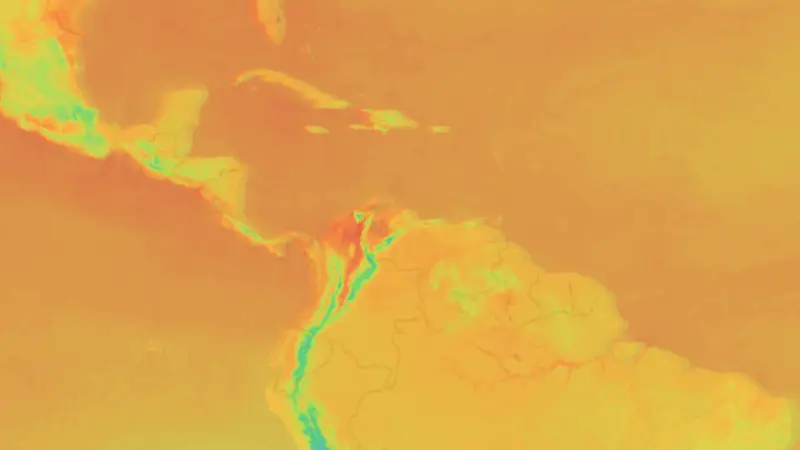 Temperatur weather map