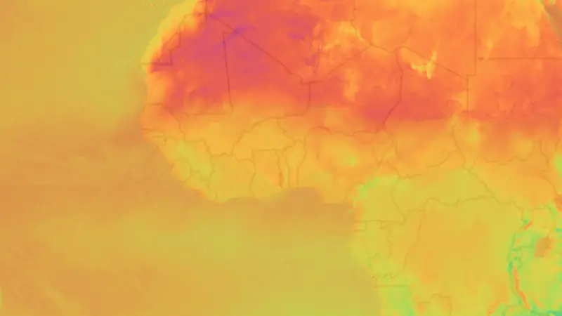 Temperatura weather map