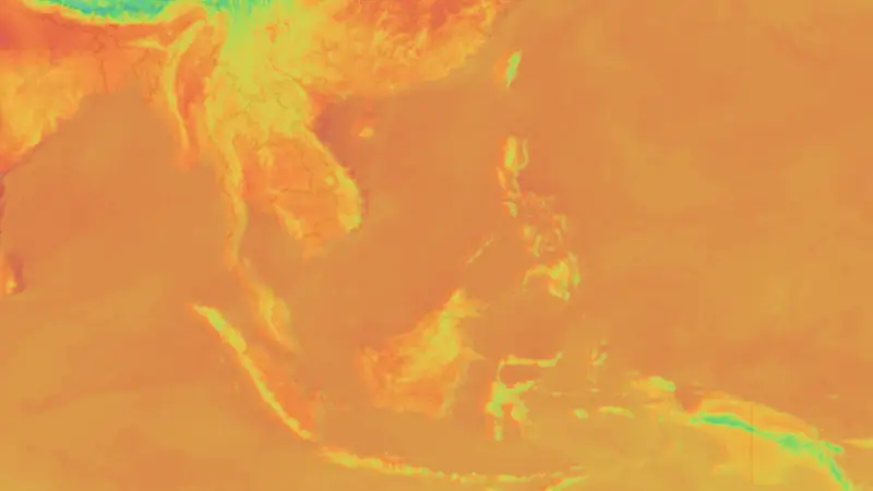 Temperatuur weather map