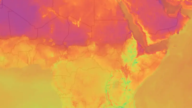 Temperatūra weather map