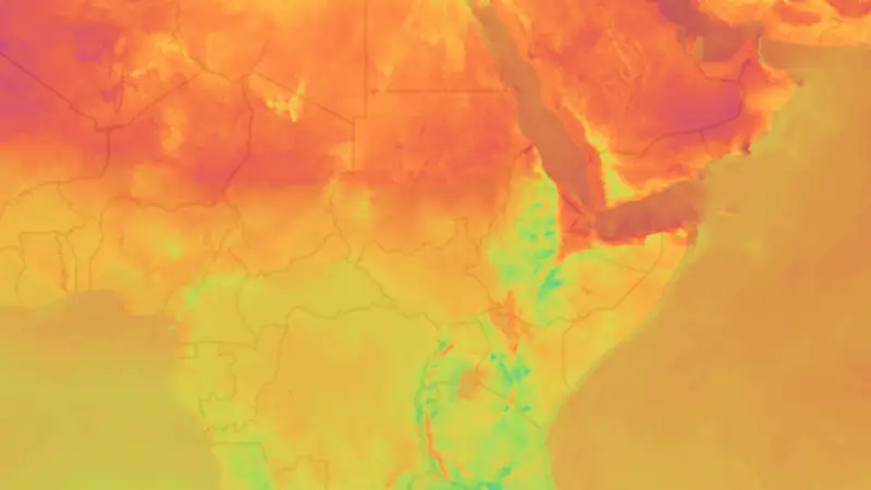 Temperatur weather map