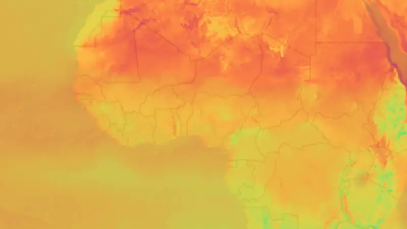 دما weather map