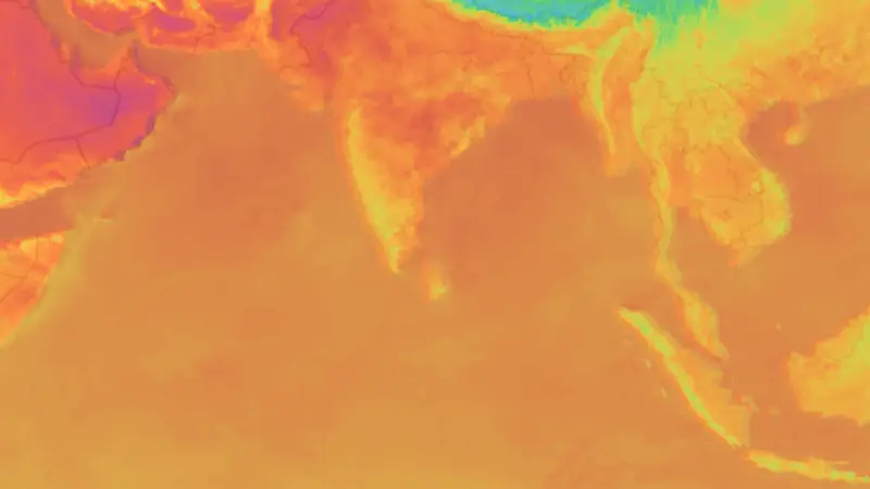 Temperatura weather map