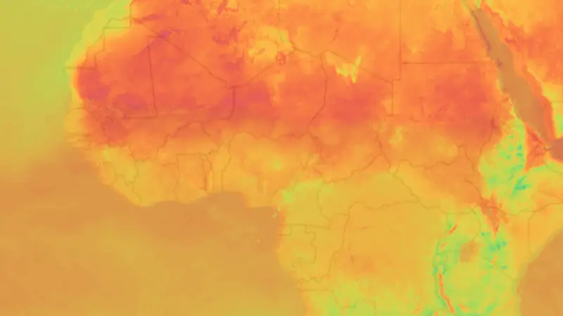 Temperatura weather map