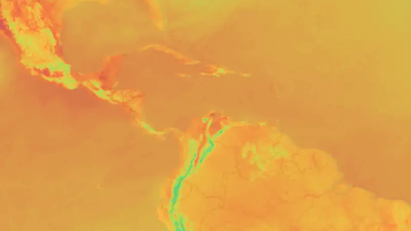 Temperatura weather map