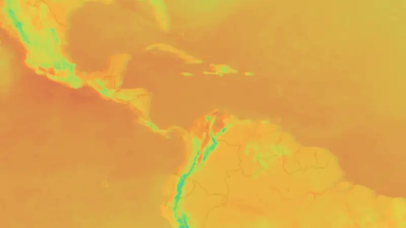 Temperatura weather map