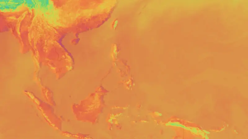 तापमान weather map