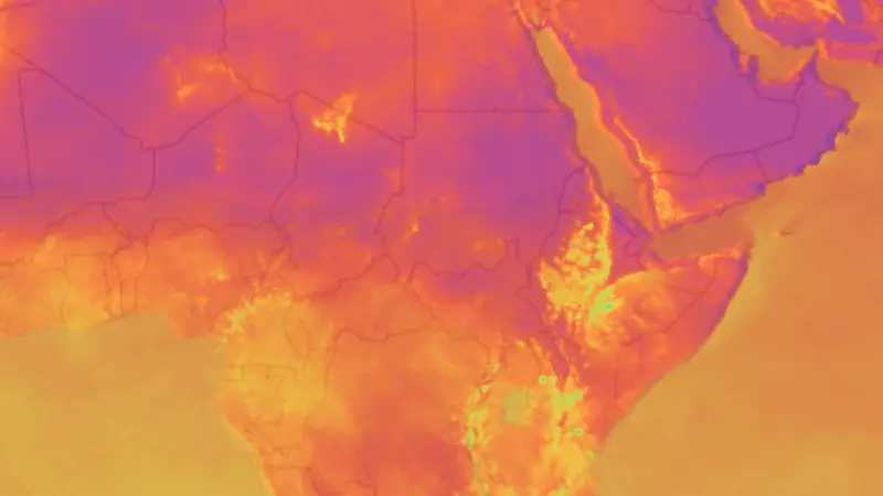 دما weather map