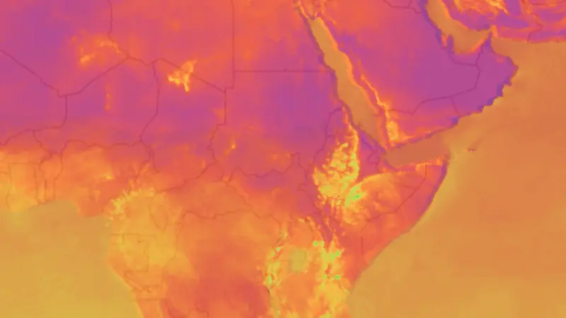 دما weather map