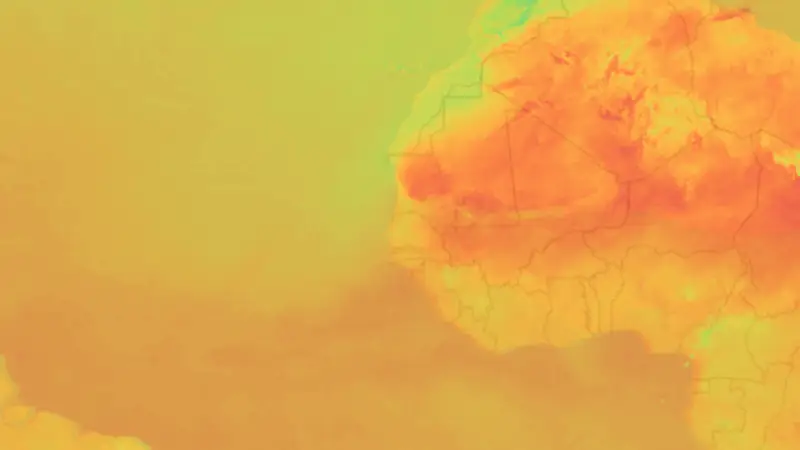 Temperatura weather map
