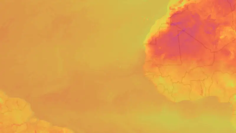 Θερμοκρασία weather map