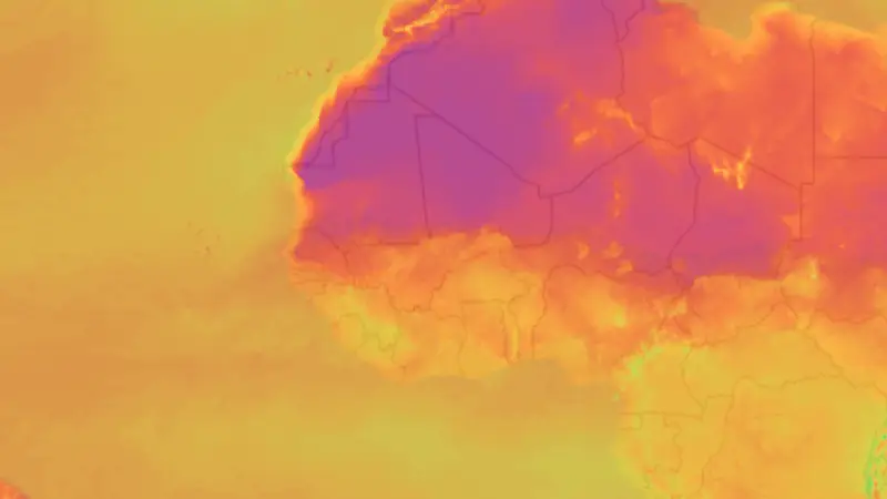 Temperatūra weather map