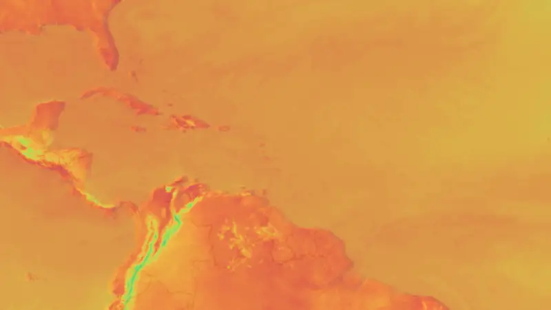 Temperatuur weather map
