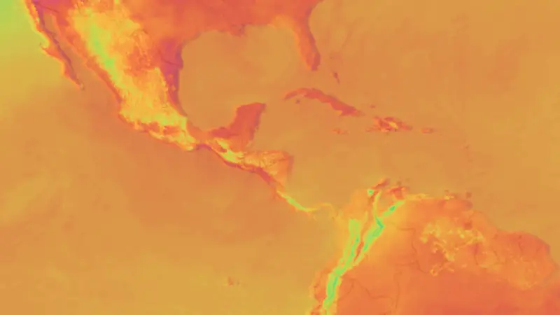 Temperatur weather map