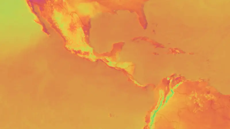 Temperatura weather map