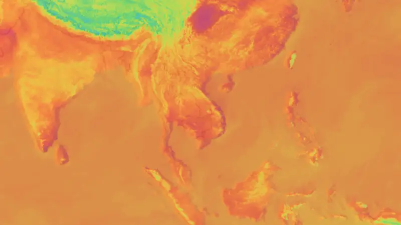 Temperatur weather map