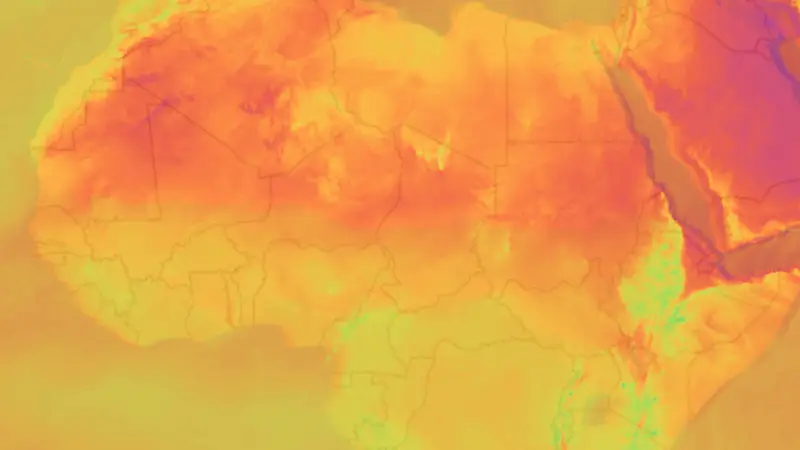 Temperatūra weather map