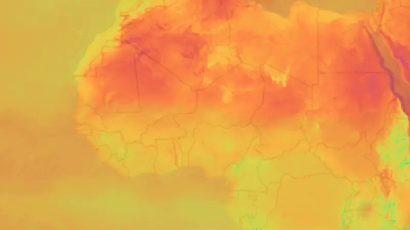 Temperatur weather map