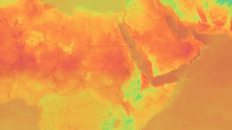 Sıcaklık weather map
