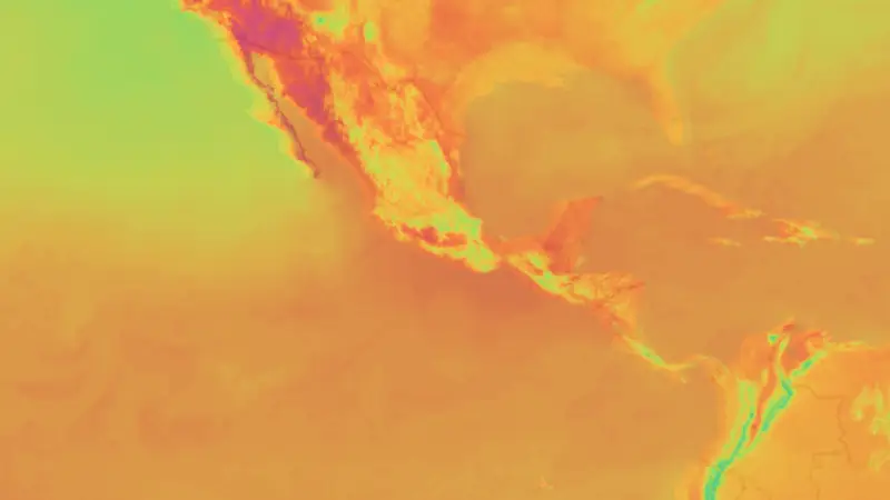 Temperatura weather map