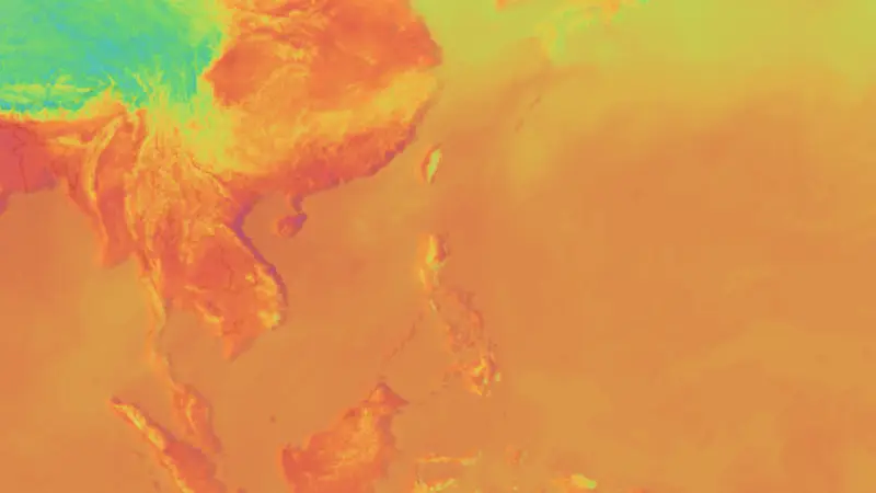 دما weather map