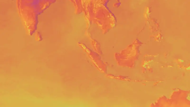 Temperatura weather map