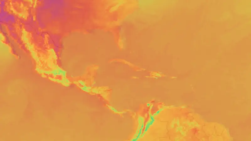 Temperatur weather map