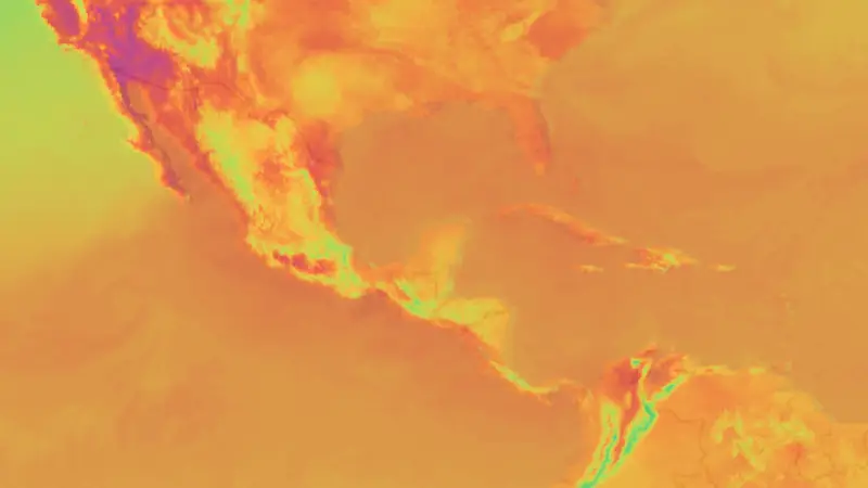 Temperatur weather map