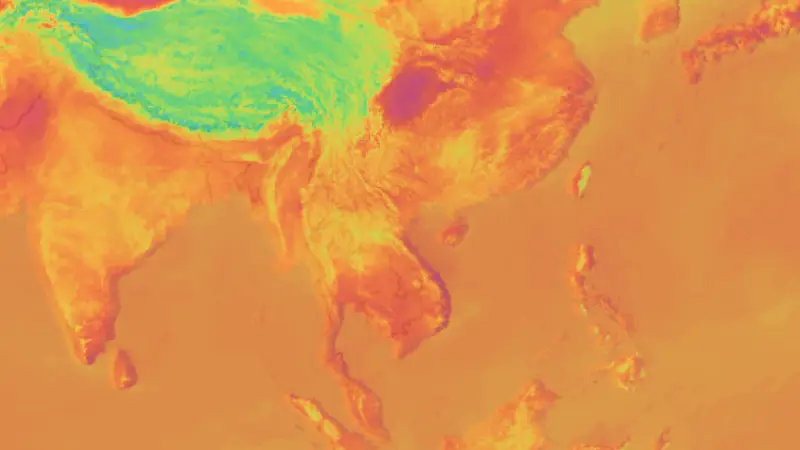 기온 weather map