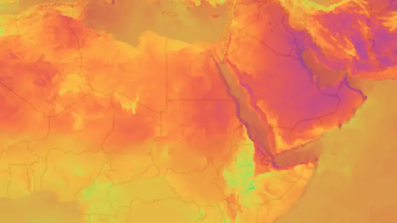 Temperatura weather map