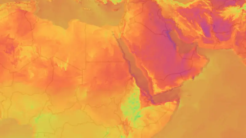 Temperatura weather map