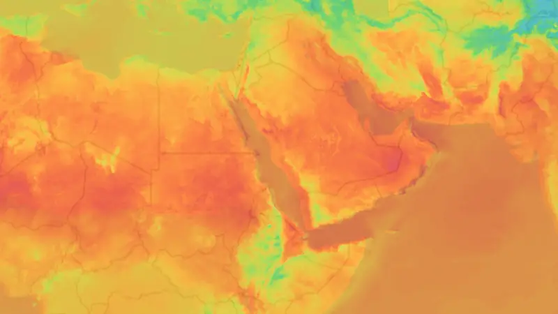 Temperatura weather map
