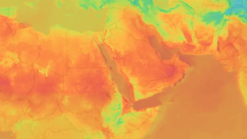 Temperatura weather map