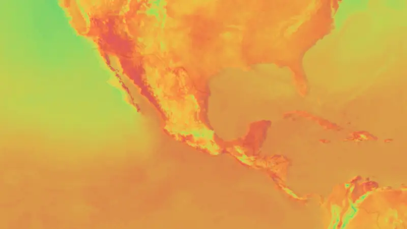 Temperatura weather map