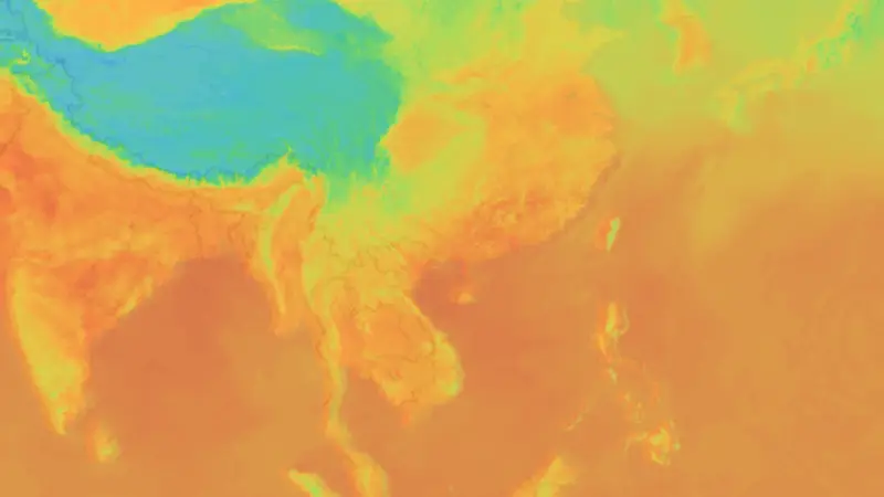 Temperatura weather map