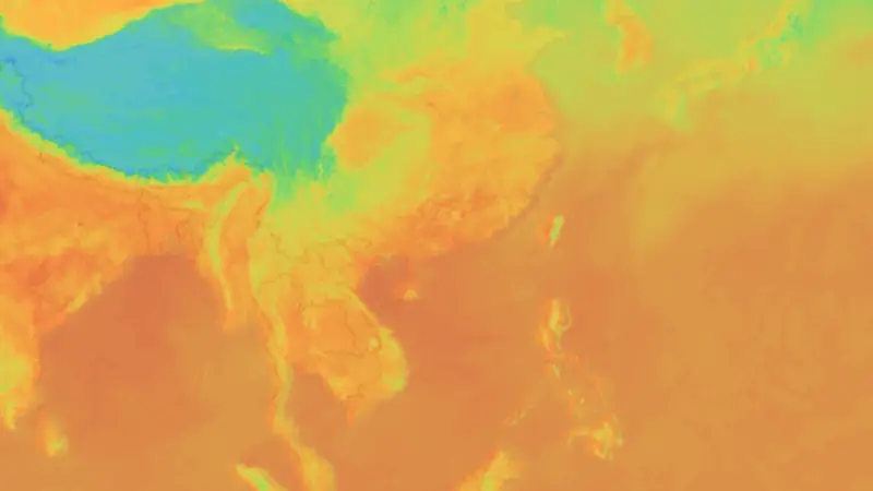Temperatur weather map