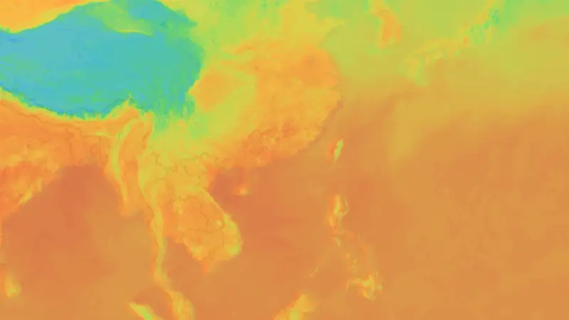 Temperatura weather map