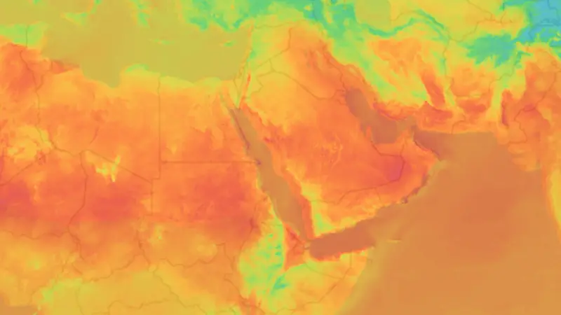 Temperatur weather map