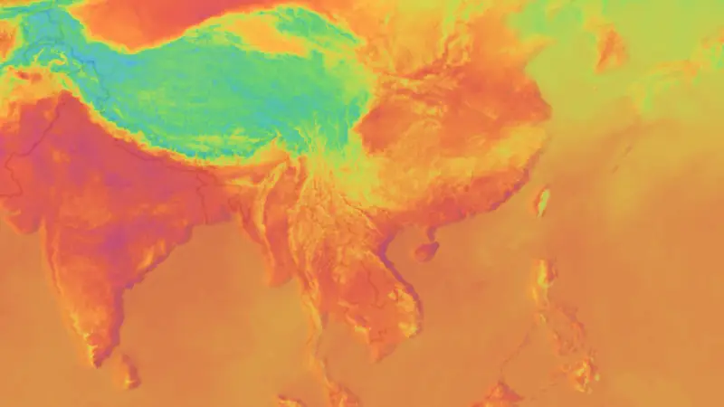 Temperatura weather map