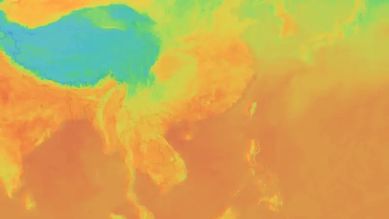 Temperatur weather map